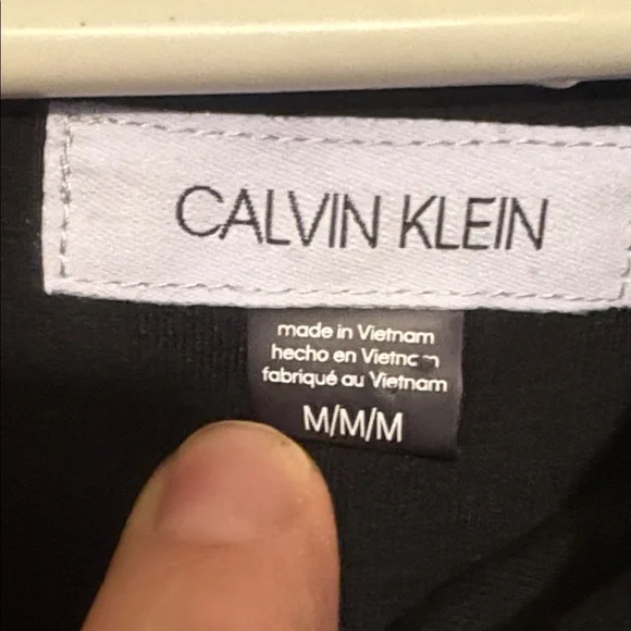 Calvin Klein Black Long Sleeve sweatshirt Dress size Women’s M Like new - Picture 2 of 10